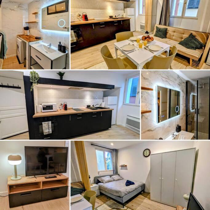 Le Studio Cosy, Centre Historique, Wifi, Neuf 格拉斯 外观 照片